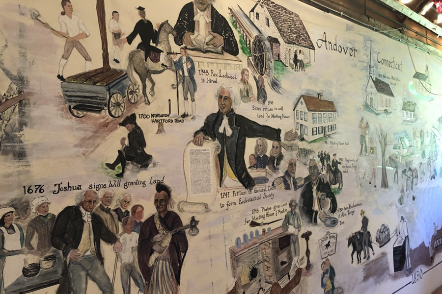 history museum mural
